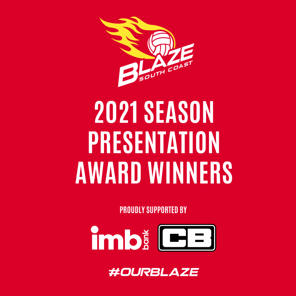 SOUTH COAST BLAZE ANNOUNCES 2021 CLUB AWARDS