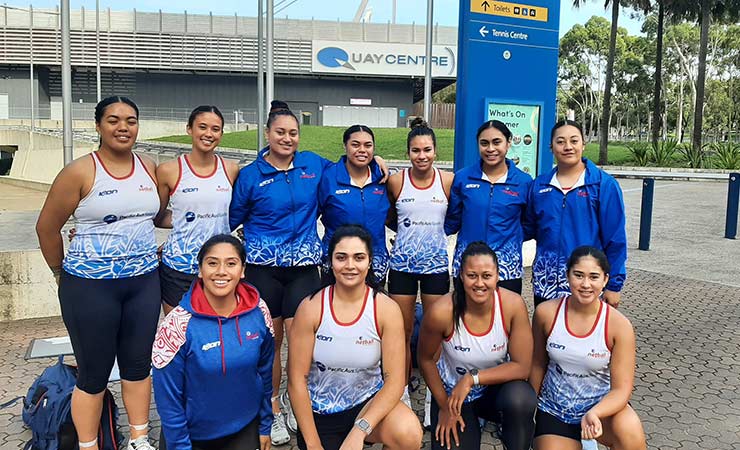 Talented U23s athletes Ana and Ky-Mani represent Samoa in PacificAus Sports Netball Series