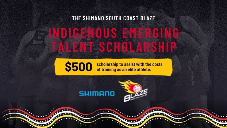 Shimano South Coast Blaze Indigenous emerging talent Scholarship